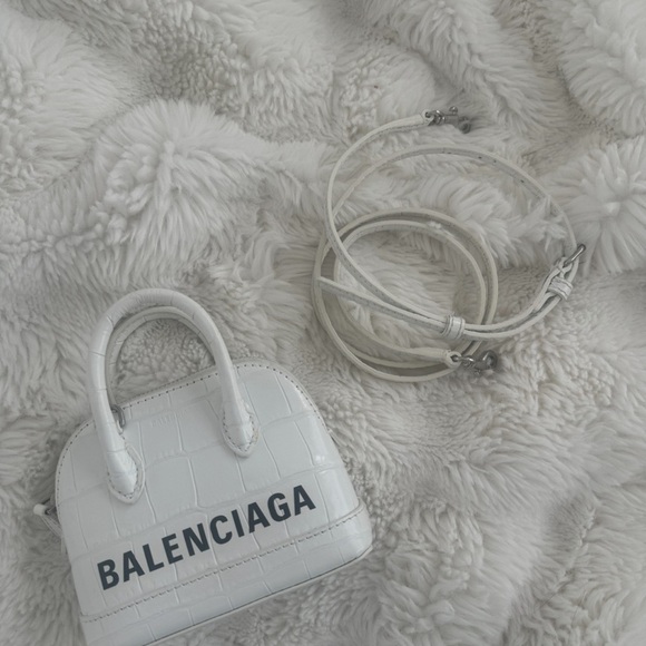 Balenciaga Handbags - Balenciaga White Mini Bag